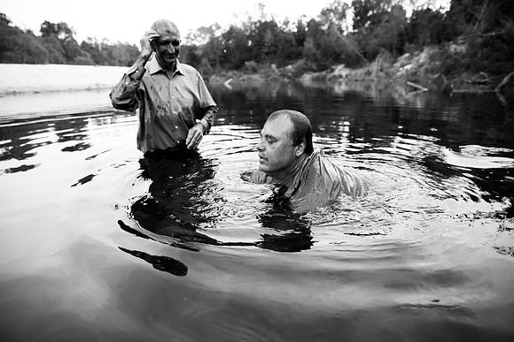 Mississippi river baptism