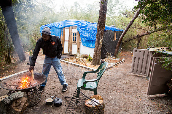 Homeless Life - John Jackson, Gulfport, Mississippi